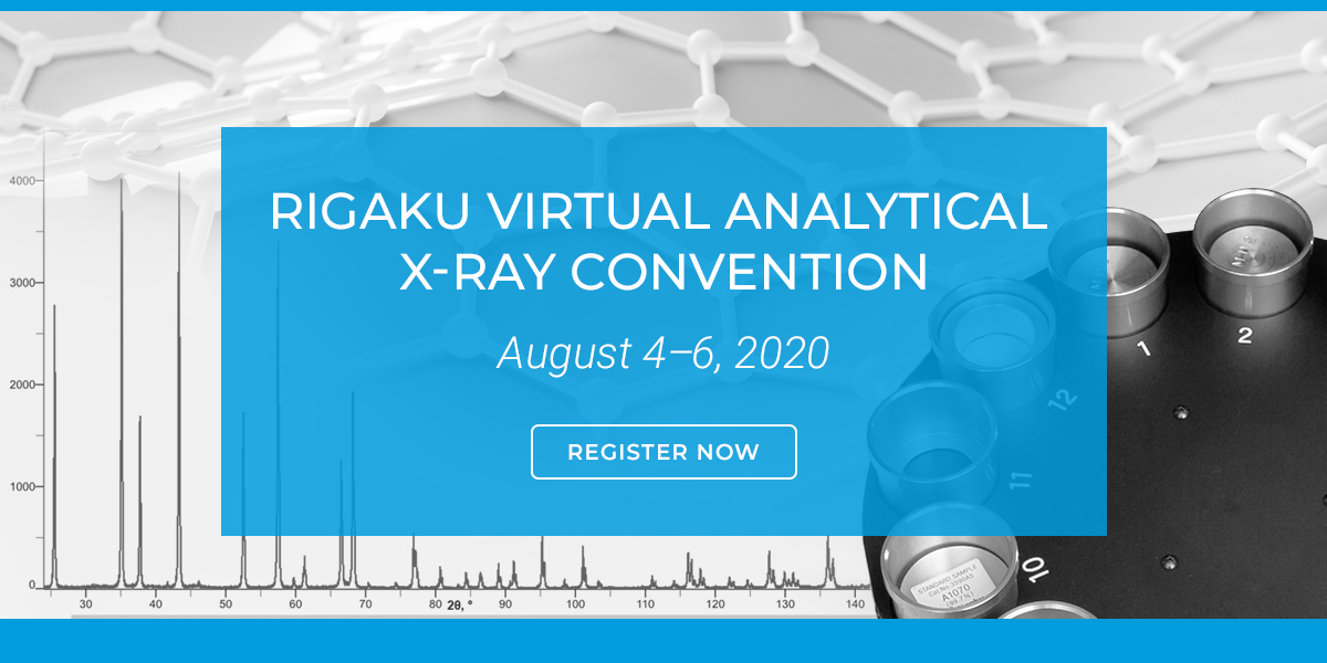 Rigaku Virtual Analytical X-ray Convention | Register Now