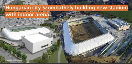 Szonmbathely new stadium